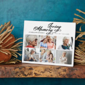 In Love Memory Foto Collage Memorial Fotoplatte (Seite)