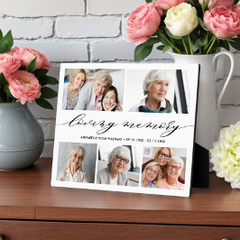 In Love Memory Foto Collage Memorial Keepake P Fotoplatte
