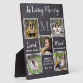 In Love Memory Foto Collage Memorial Plaque Fotoplatte (Seite)
