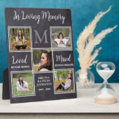 In Love Memory Foto Collage Memorial Plaque Fotoplatte (Seite)