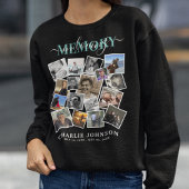 In Love Memory Foto Collage Memorial Sweatshirt