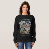 In Love Memory Foto Collage Memorial Sweatshirt (Vorne ganz)