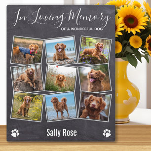 In Love Memory Foto Collage Pet Memorial Fotoplatte
