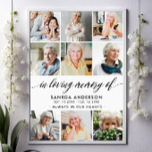 In Love Memory Foto Collage Poster