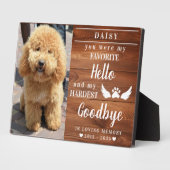 In Love Memory Foto drucken Paw Pet Memorial Fotoplatte (Seite)