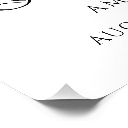 In Love Memory Foto Einfache Beerdigung Service (Ecke)