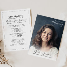 In Love Memory Foto Feier des Lebens Beerdigung