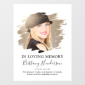 In Love Memory | FOTO  Fensteraufkleber (Blatt)