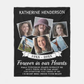 In Love Memory Foto Fleecedecke (Vorderseite)