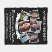 In Love Memory Foto Fleecedecke (Vorderseite (Horizontal))