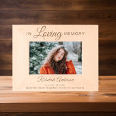 In Love Memory | FOTO Geätzte Rahmen