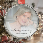In Love Memory Foto Gray Script Erinnerung Ornament Aus Metall