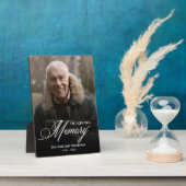 In Love Memory Foto Kalligraphie Fotoplatte (Seite)