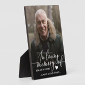 In Love Memory Foto Kalligraphie Fotoplatte (Seite)