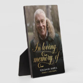 In Love Memory Foto Kalligraphie Fotoplatte (Seite)