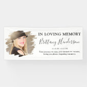 In Love Memory | Foto-Memorial-Banner Banner (Horizontal)