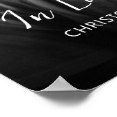 In Love Memory Foto Memorial Beerdigung Poster (Ecke)