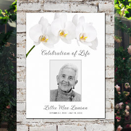 In Love Memory Foto Memorial Beerdigung Poster