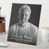 In Love Memory Foto Memorial Beerdigung Sockelschild (In Situ)