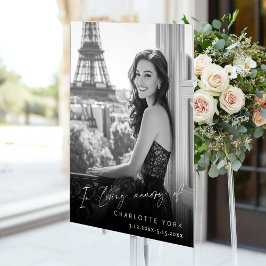 In Love Memory Foto Memorial Begrüßung Acrylschild