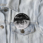 In Love Memory | Foto Memorial Funerary Button (Beispiel)