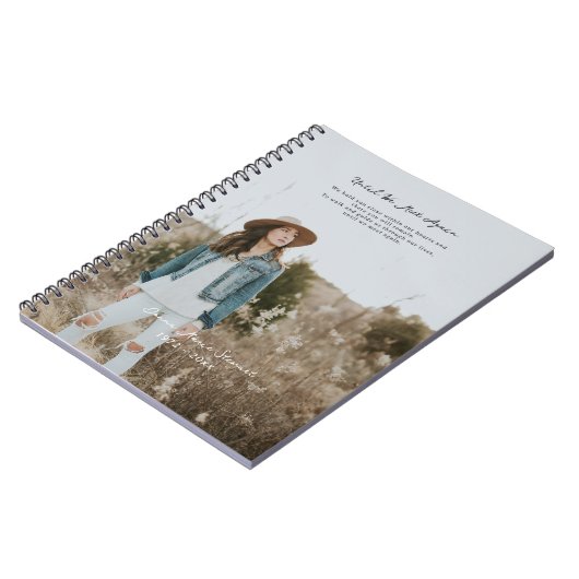 In Love Memory | Foto Memorial Gästebuch Notizblock (Linke Seite)