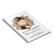 In Love Memory | Foto Memorial Guest Notizblock (Rechte Seite)