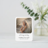 In Love Memory Foto Memorial Wallet Card Begleitkarte (Stehend Vorderseite)