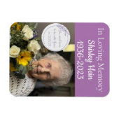 In Love Memory Foto Oma Christlich Magnet (Horizontal)