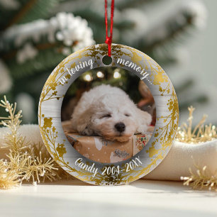 In Love Memory   Foto Pet Memorial Foyers Keramik Ornament