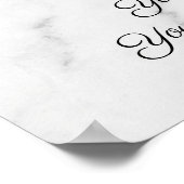 In Love Memory Foto Quote Beerdigung Memorial Poster (Ecke)