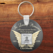 In Love Memory Foto Schlüsselanhänger (Vorderseite)