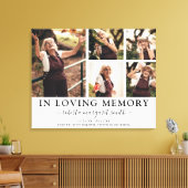 In Love Memory Foto Tribute Canvas Print Leinwanddruck (Insitu (Wohnzimmer))