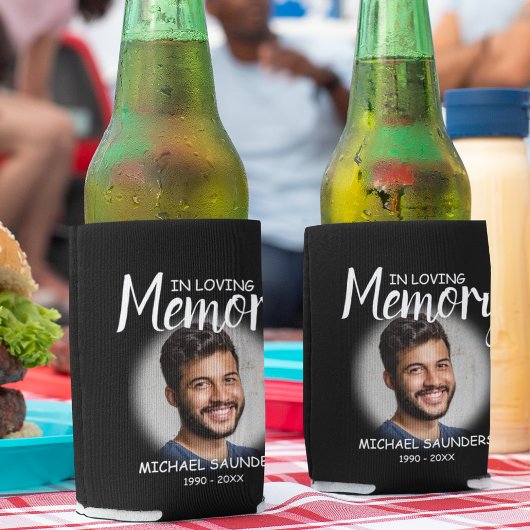 In Love Memory Foto Tribute Dosenkühler