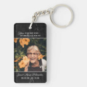 In Love Memory | Foto und Kostenvoranschlag Schlüsselanhänger (Rückseite)