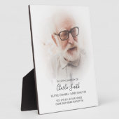 In Love Memory: Foto und Message Tribute Fotoplatte (Seite)