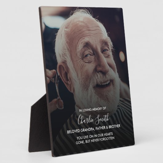 In Love Memory: Foto und Nachricht auf Aaselstand Fotoplatte (Seite)