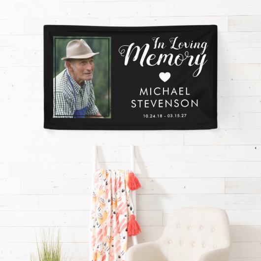 In Love Memory | Foto zur Beerdigung Banner (Insitu)