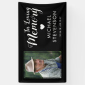 In Love Memory | Foto zur Beerdigung Banner (Vertikal)