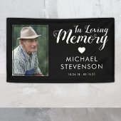 In Love Memory | Foto zur Beerdigung Banner