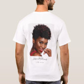 In Love Memory | FotoCollage | Gedenkstätte T-Shirt (Rückseite)