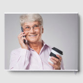 In Love Memory friedlich Lavender Memorial Foto Gästebuch (Rückseite)