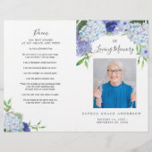 In Love Memory Funeral geflochtene Programm-Flyer Flyer (Vorne)