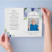 In Love Memory Funeral geflochtene Programm-Flyer Flyer (Hand)