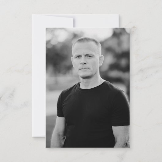 In Love Memory Funeral Memorial Keepake Card (Rückseite)