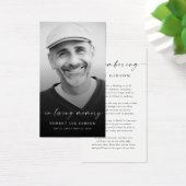 In Love Memory Funeral Memorial Prayer Card (Schreibtisch)