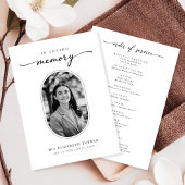 In Love Memory Funeral Order of Service Program Programm