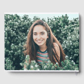 In Love Memory Gold Dainty Script Beerdigung Gästebuch (Rückseite)