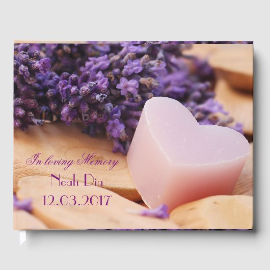 In Love Memory Guest Book: Funeral Guest Book Gästebuch (Vorderseite)