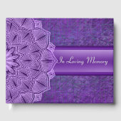 In Love Memory Guest Book: Funeral Guest Book Gästebuch (Vorderseite)